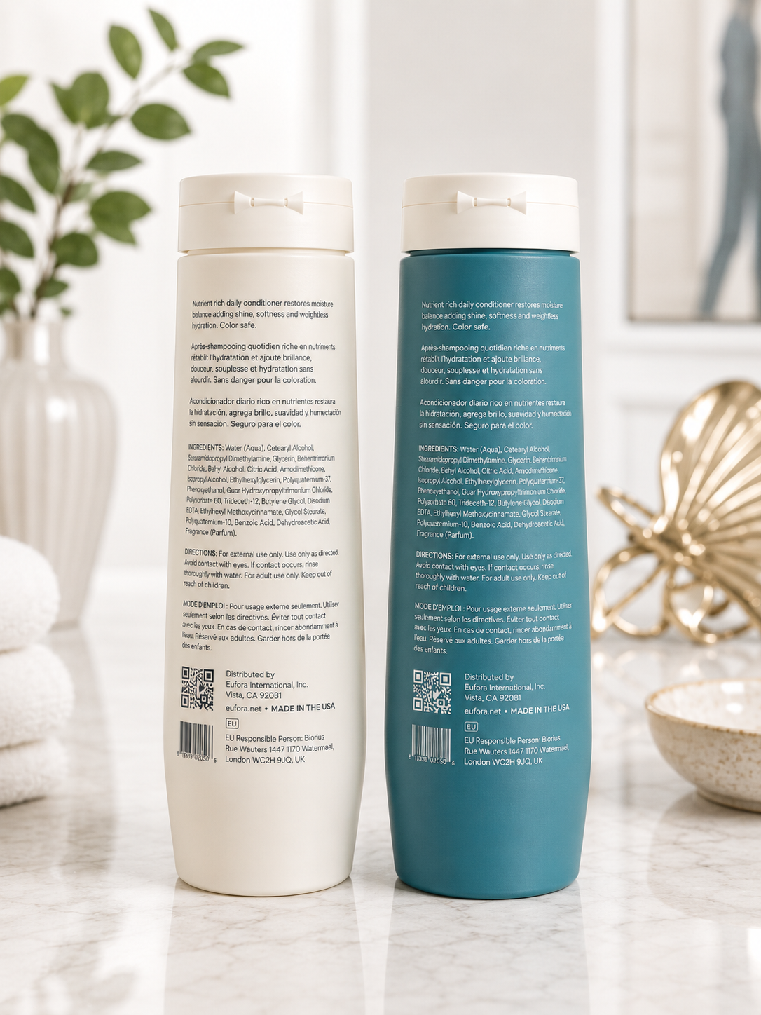 Eufora Perfect Curl Enhancing Shampoo & Conditioner – 9.5 fl oz (280 mL)