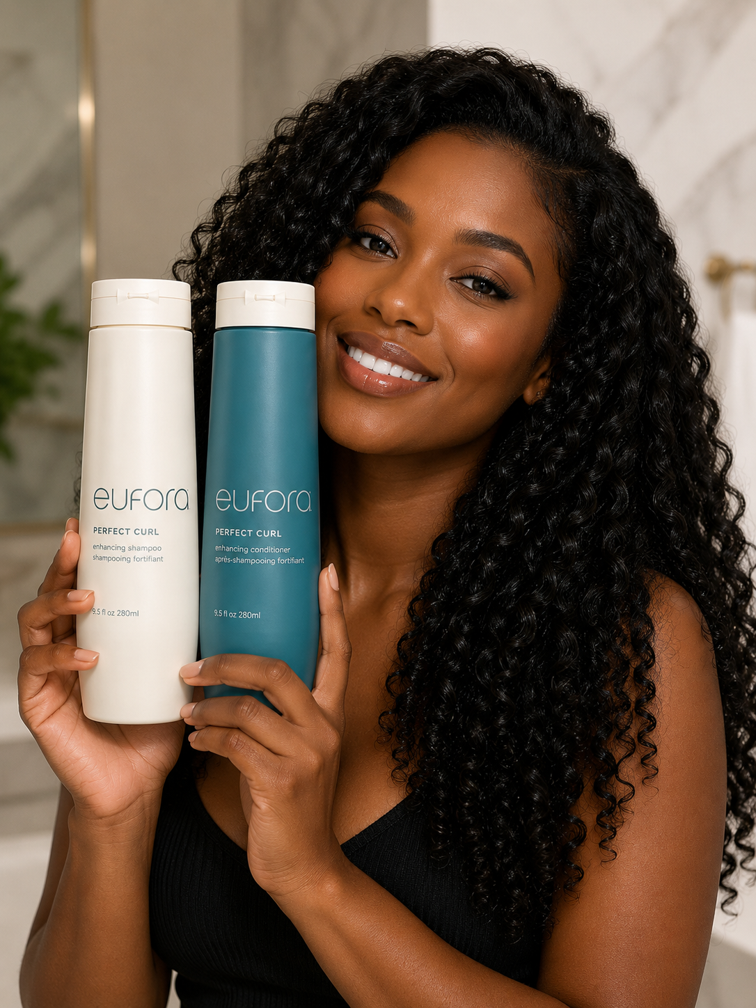 Eufora Perfect Curl Enhancing Shampoo & Conditioner – 9.5 fl oz (280 mL)
